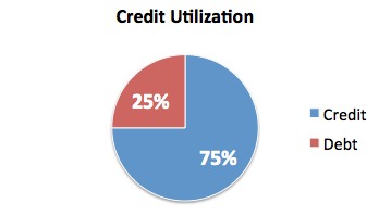 credit vs debt chart
