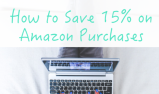 How I Get 15% off Amazon Purchases